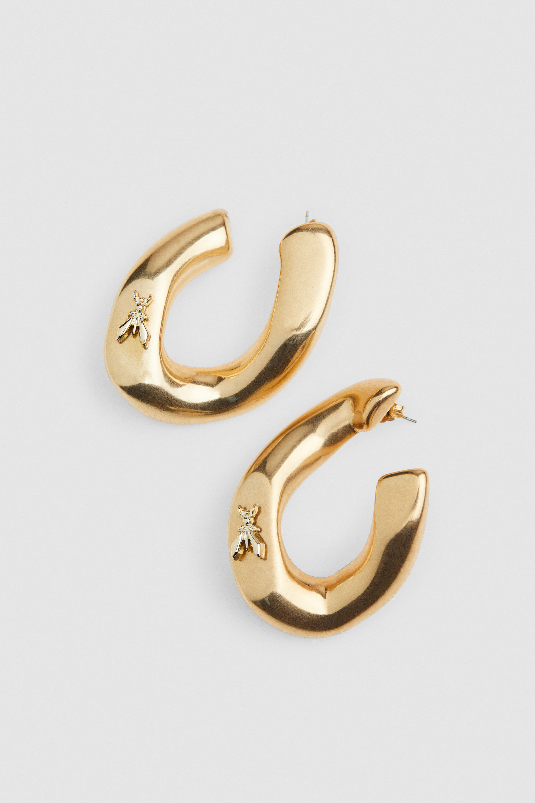 Gold Maxi Chain Earrings | Patrizia Pepe
