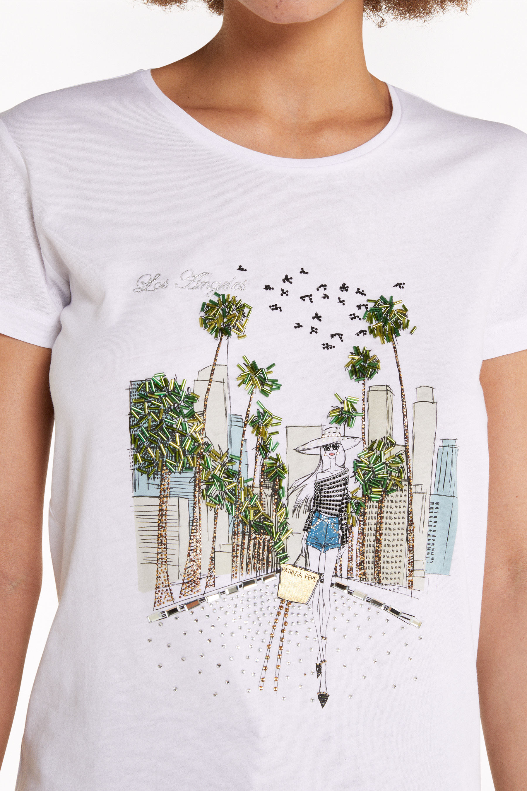 City” print T-shirt | Patrizia Pepe