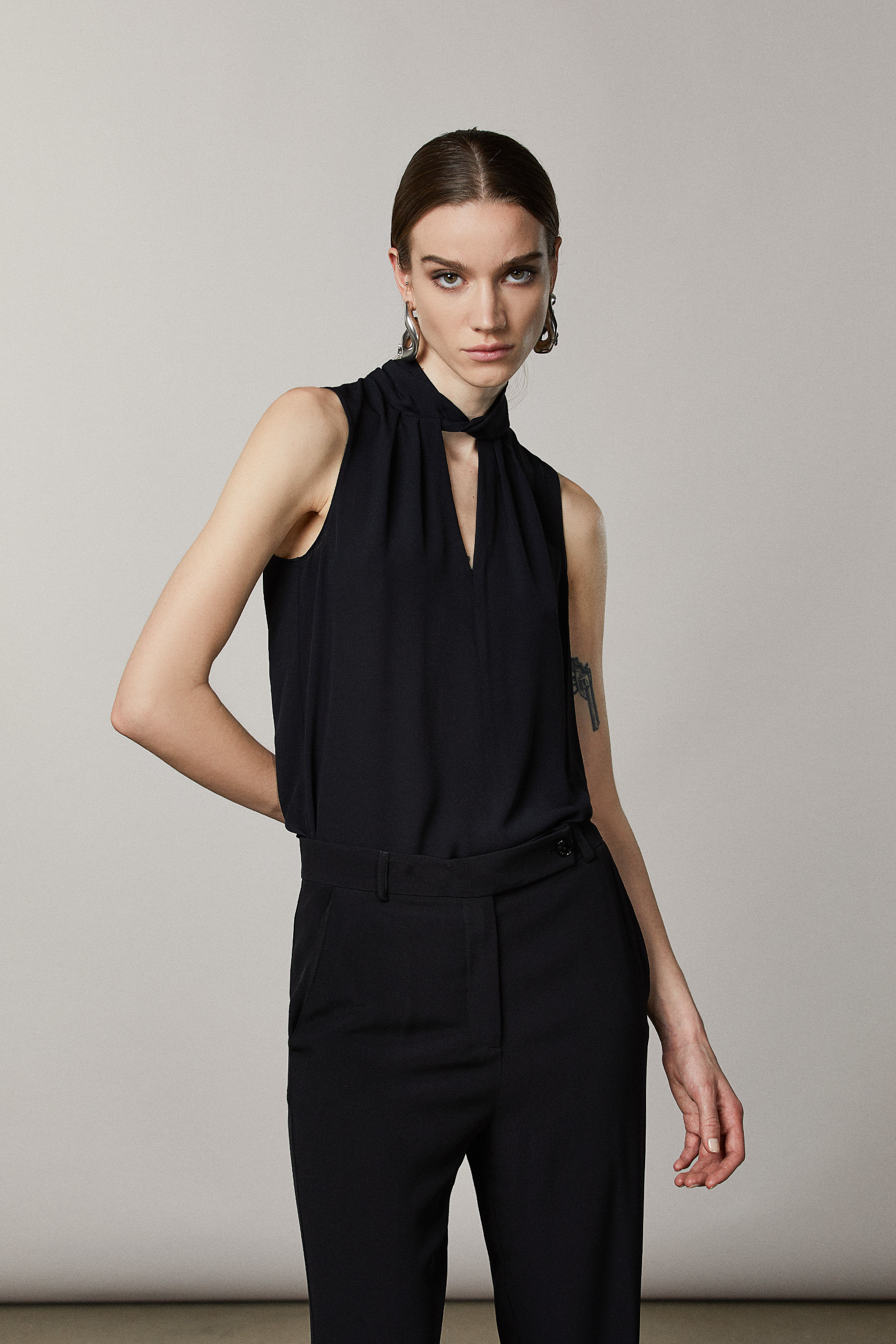 Camicia fluida in viscosa