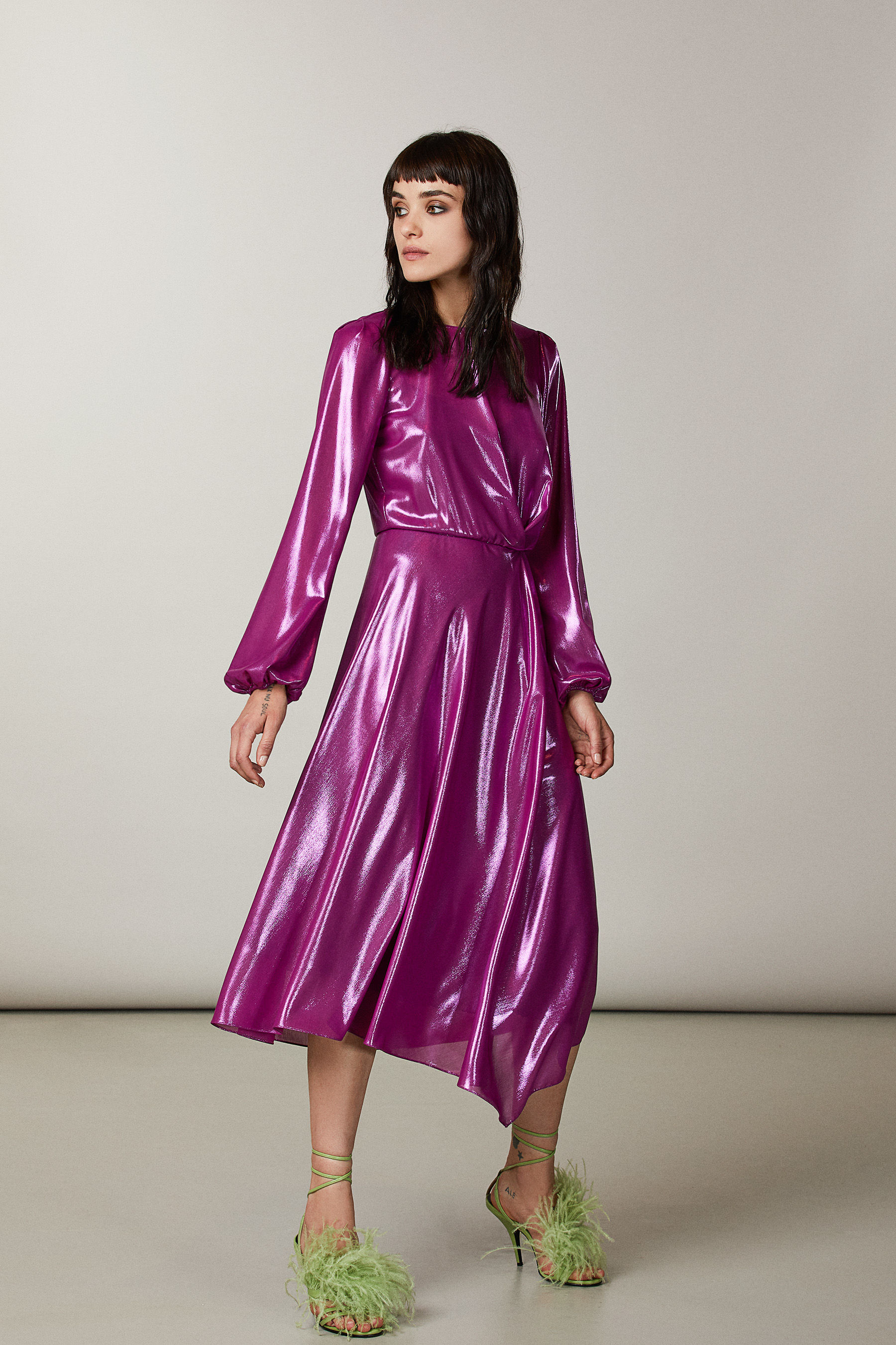 Abito midi in georgette