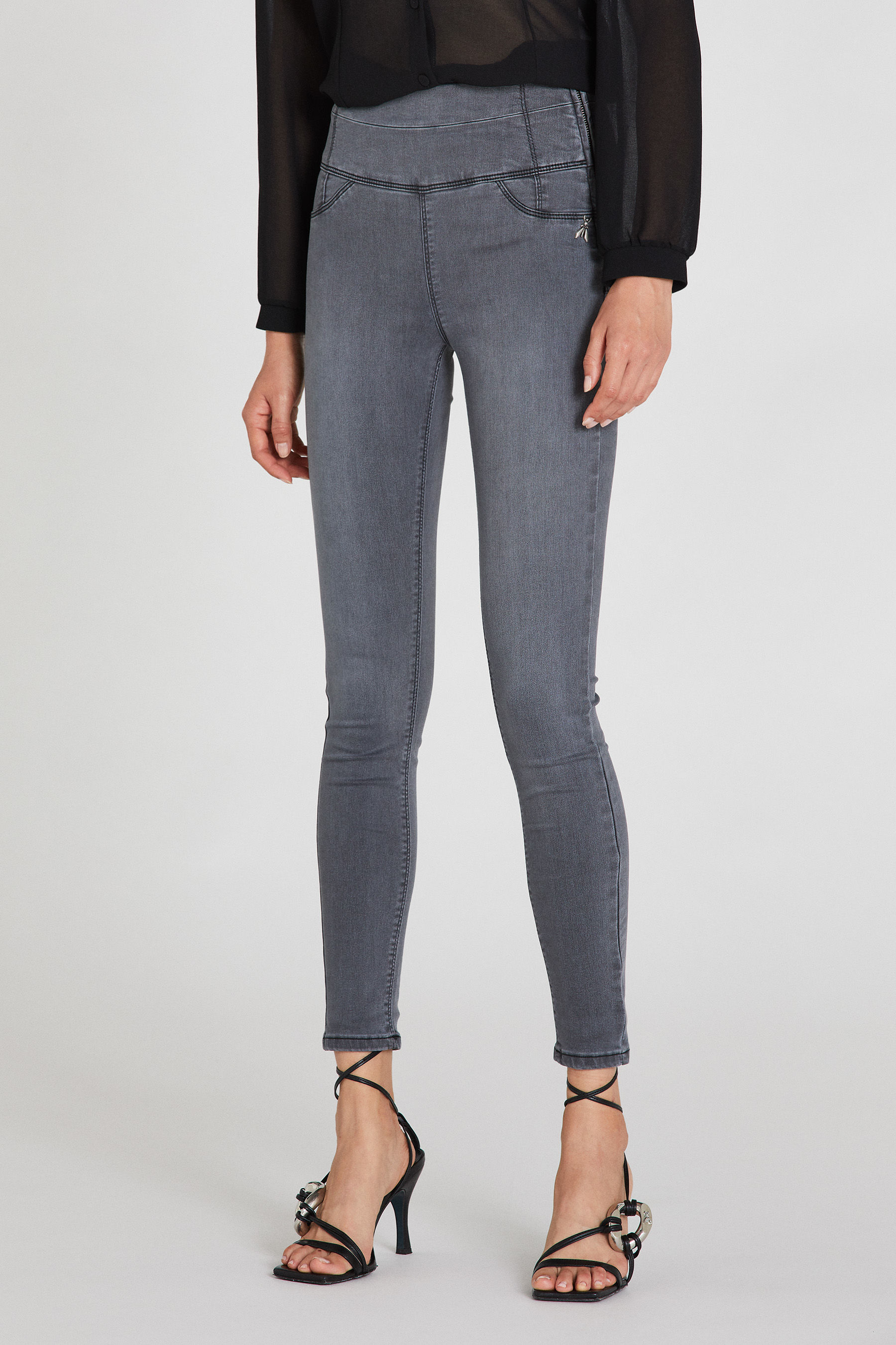 Grey Denim jeggings | Patrizia Pepe