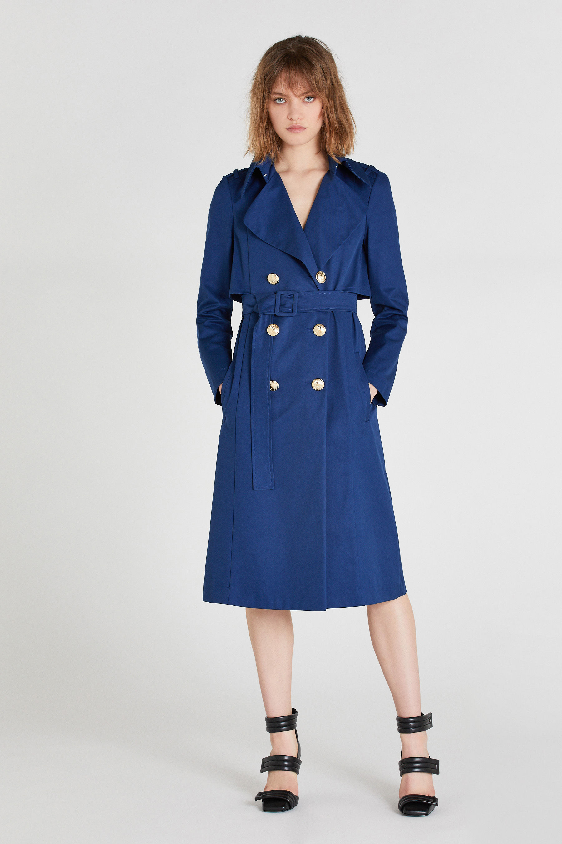 bright trench coat