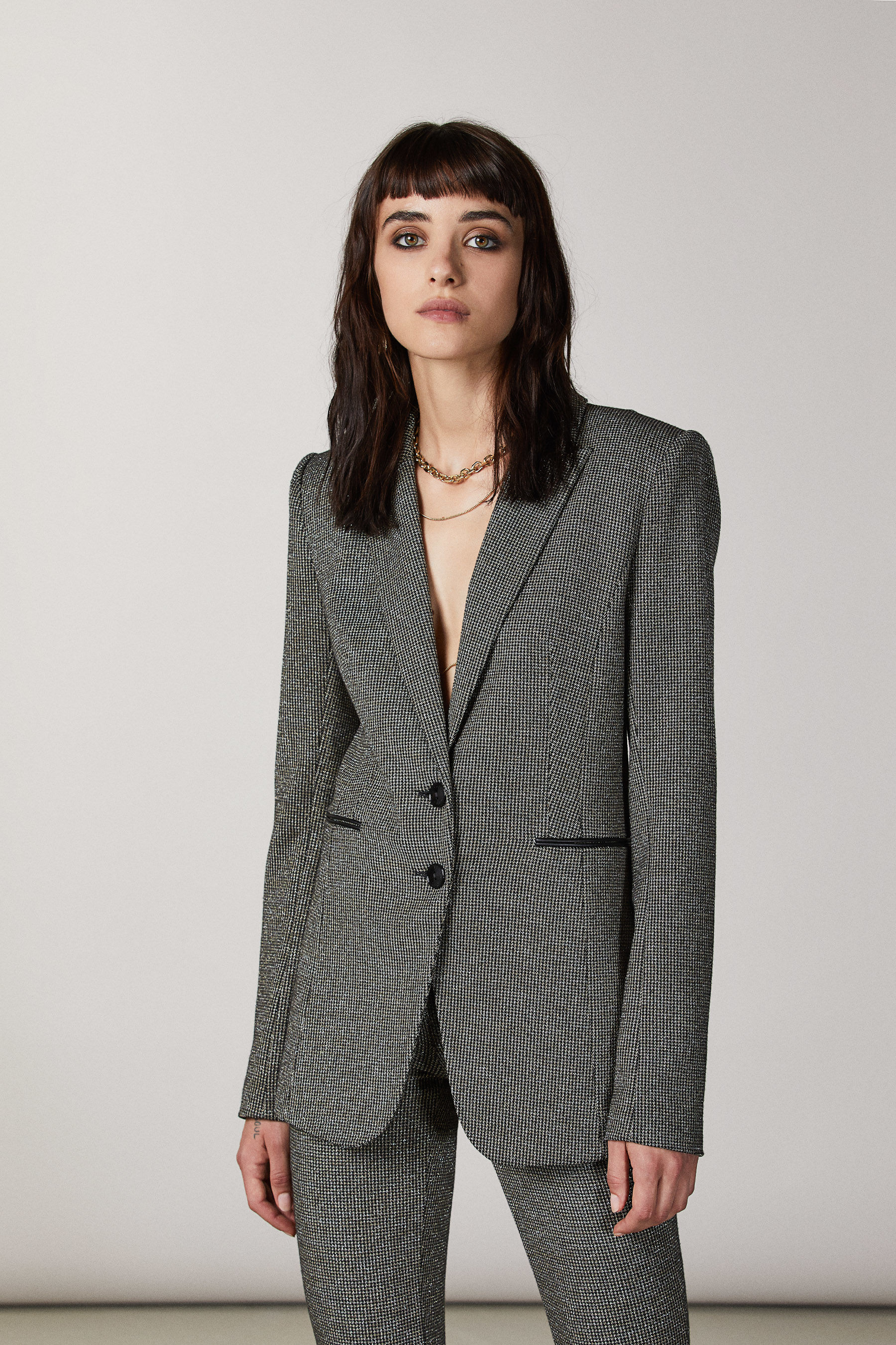 Giacca da uomo in lurex