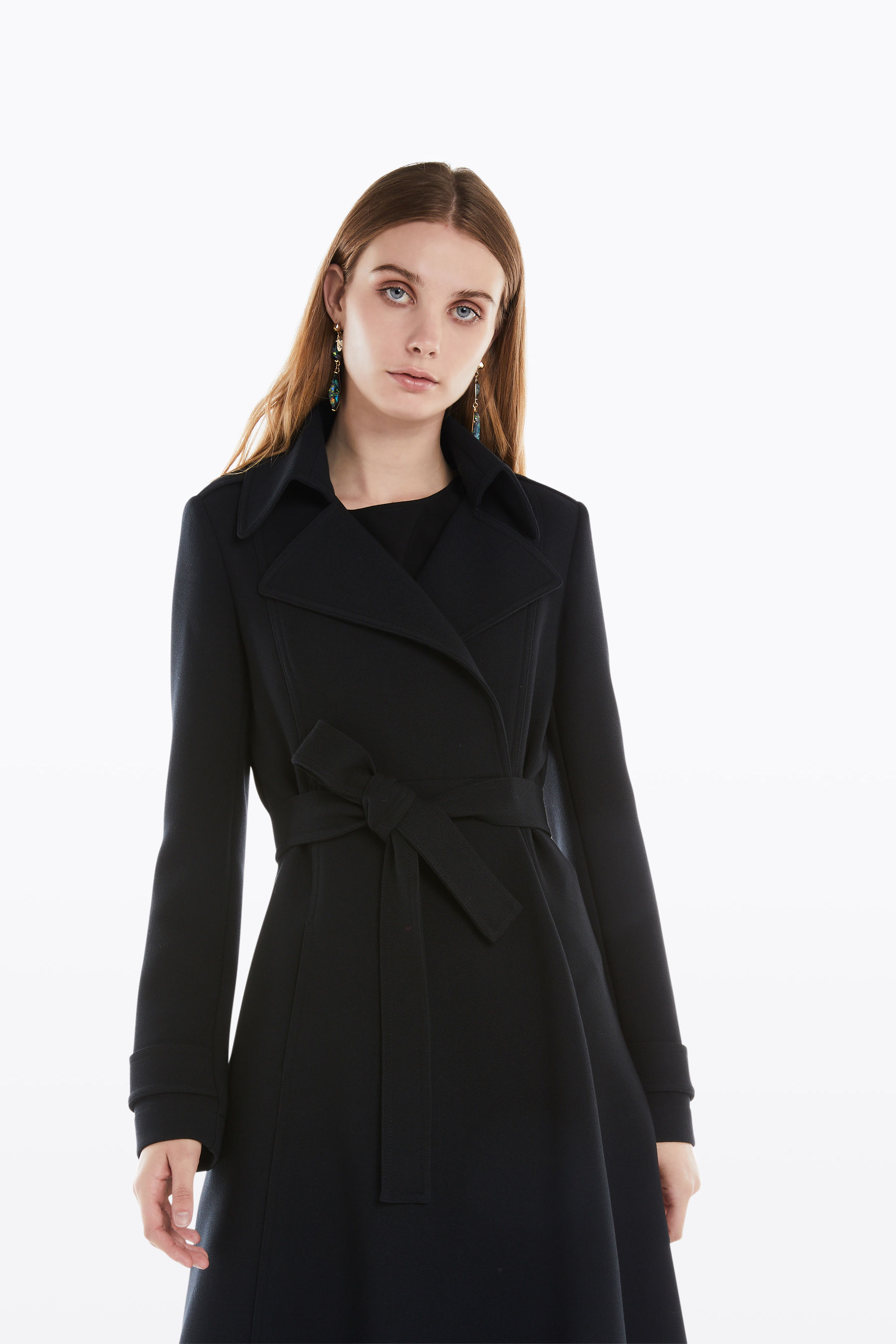 Textured broadcloth coat | Patrizia Pepe
