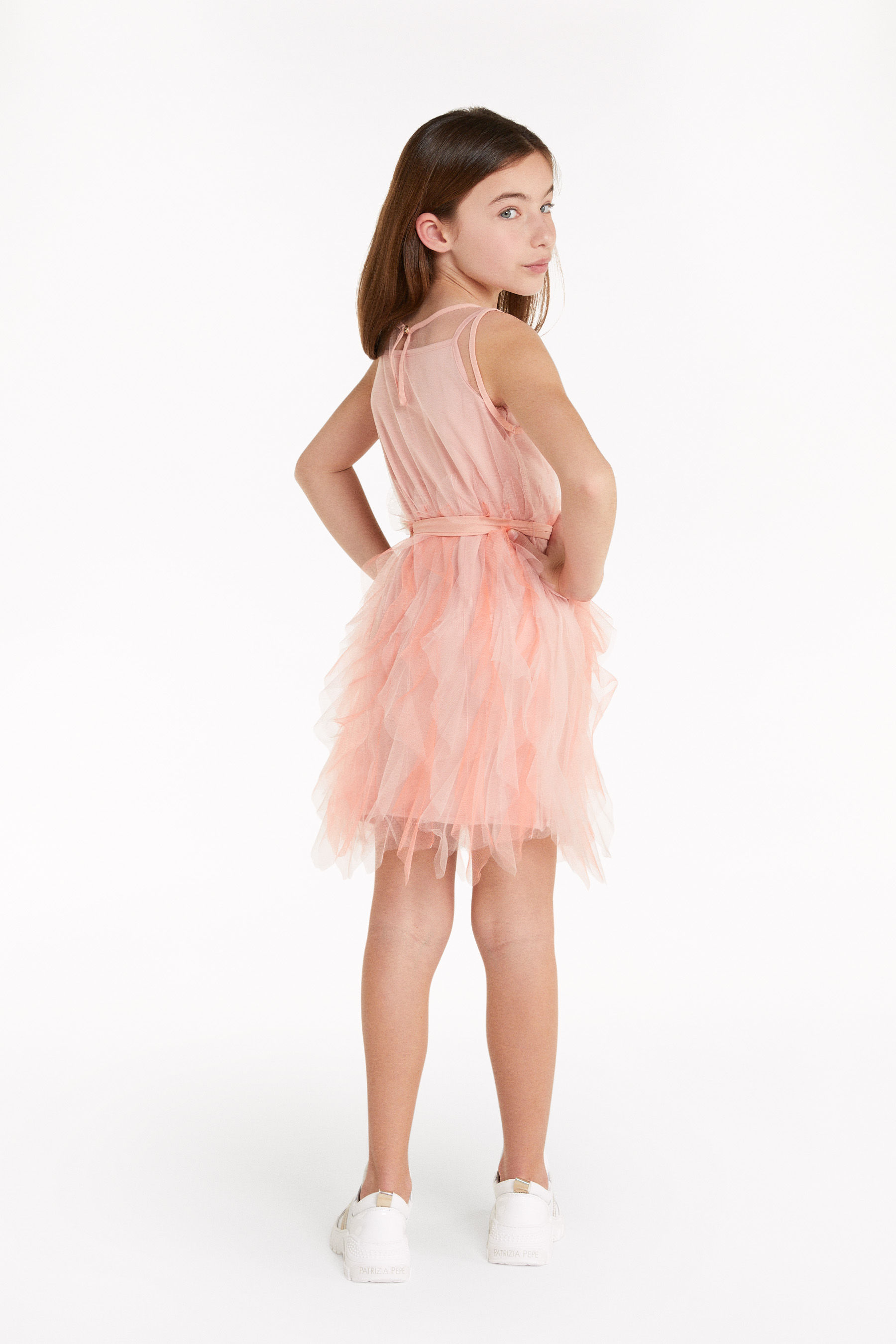 Dress with tulle ruffles | Patrizia Pepe