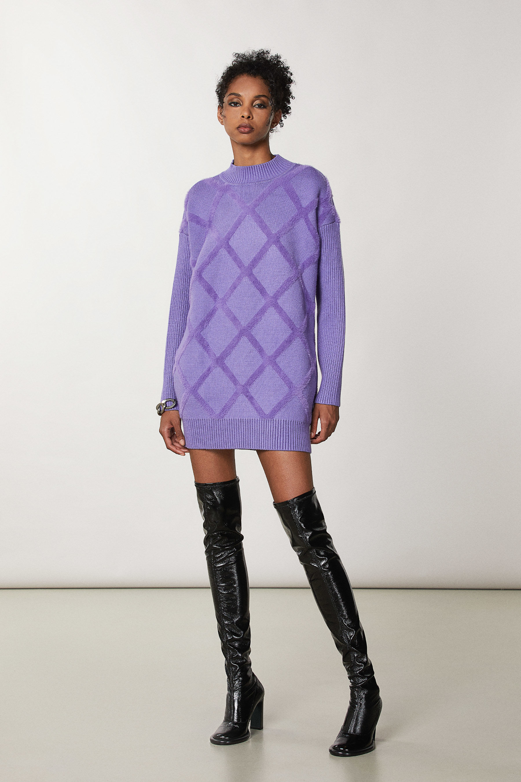 SHEIN Frenchy Abo maglione manica a lanterna in maglia pointelle