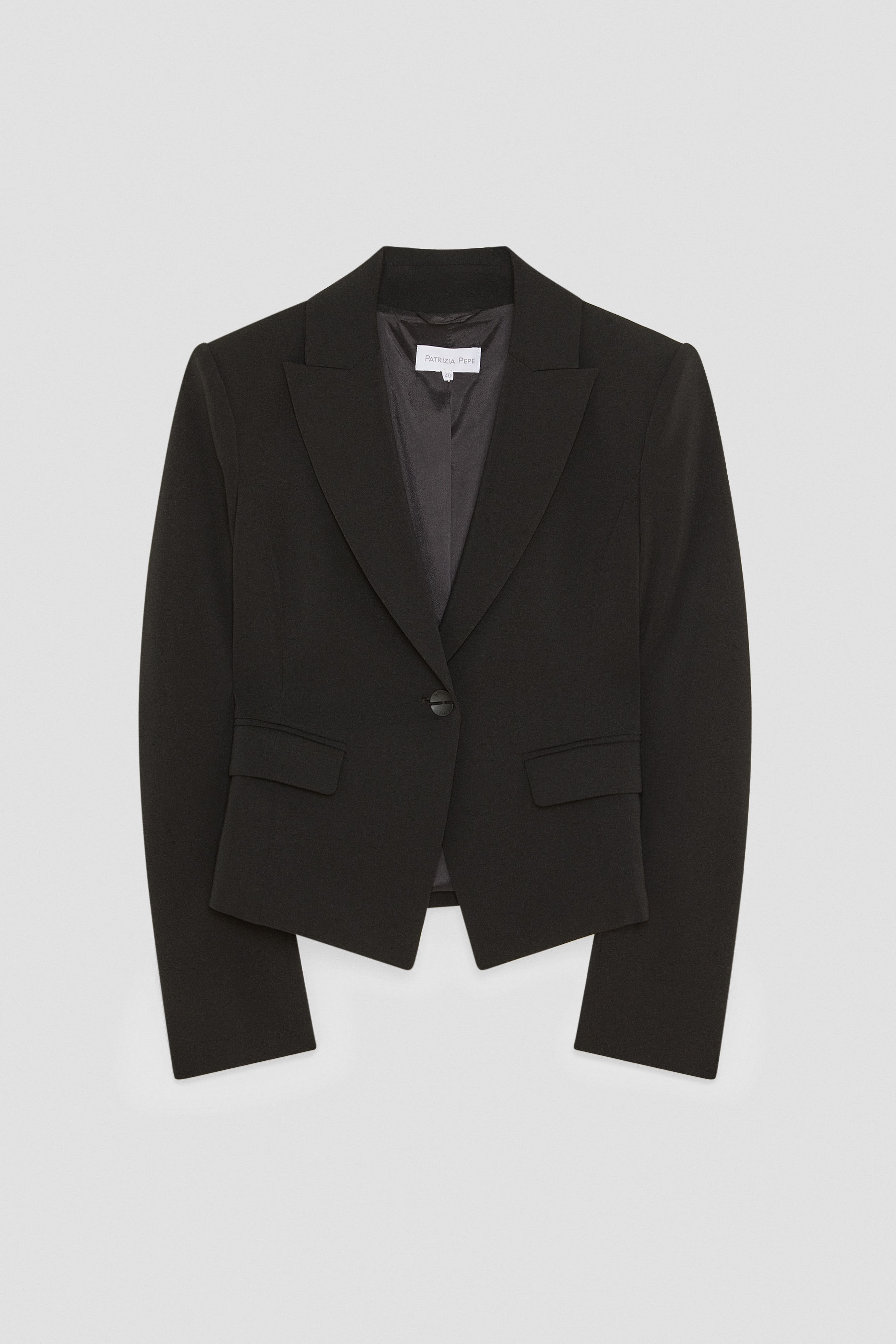 Patrizia Pepe giacca blazer bambina con strass panna