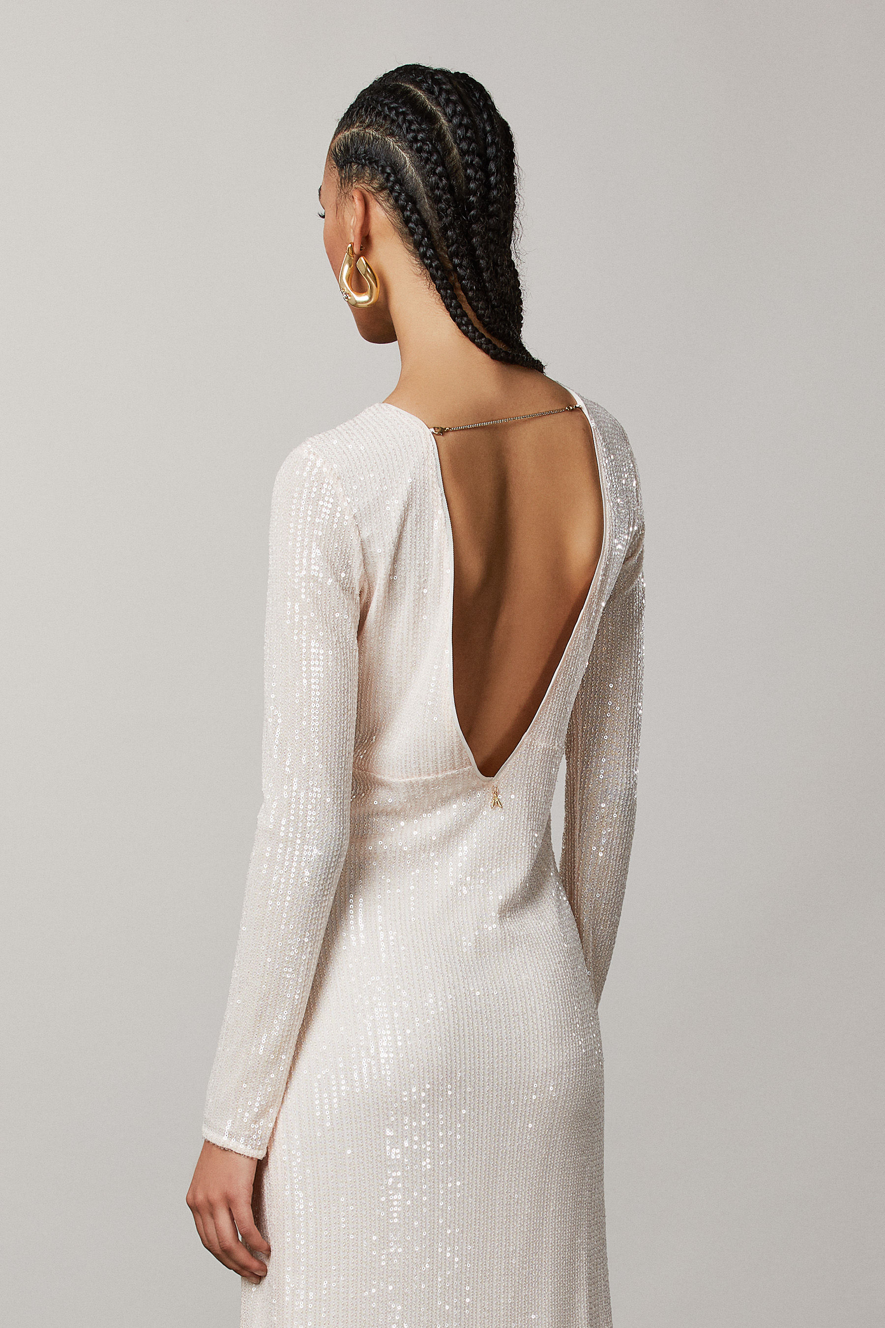 Abito lungo in tulle con paillettes | Patrizia Pepe