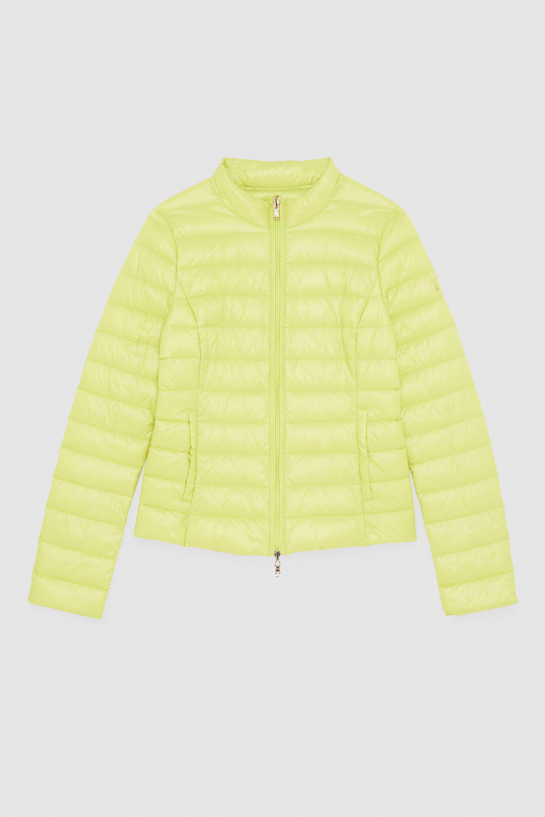 Green Ultralight reversible down jacket 