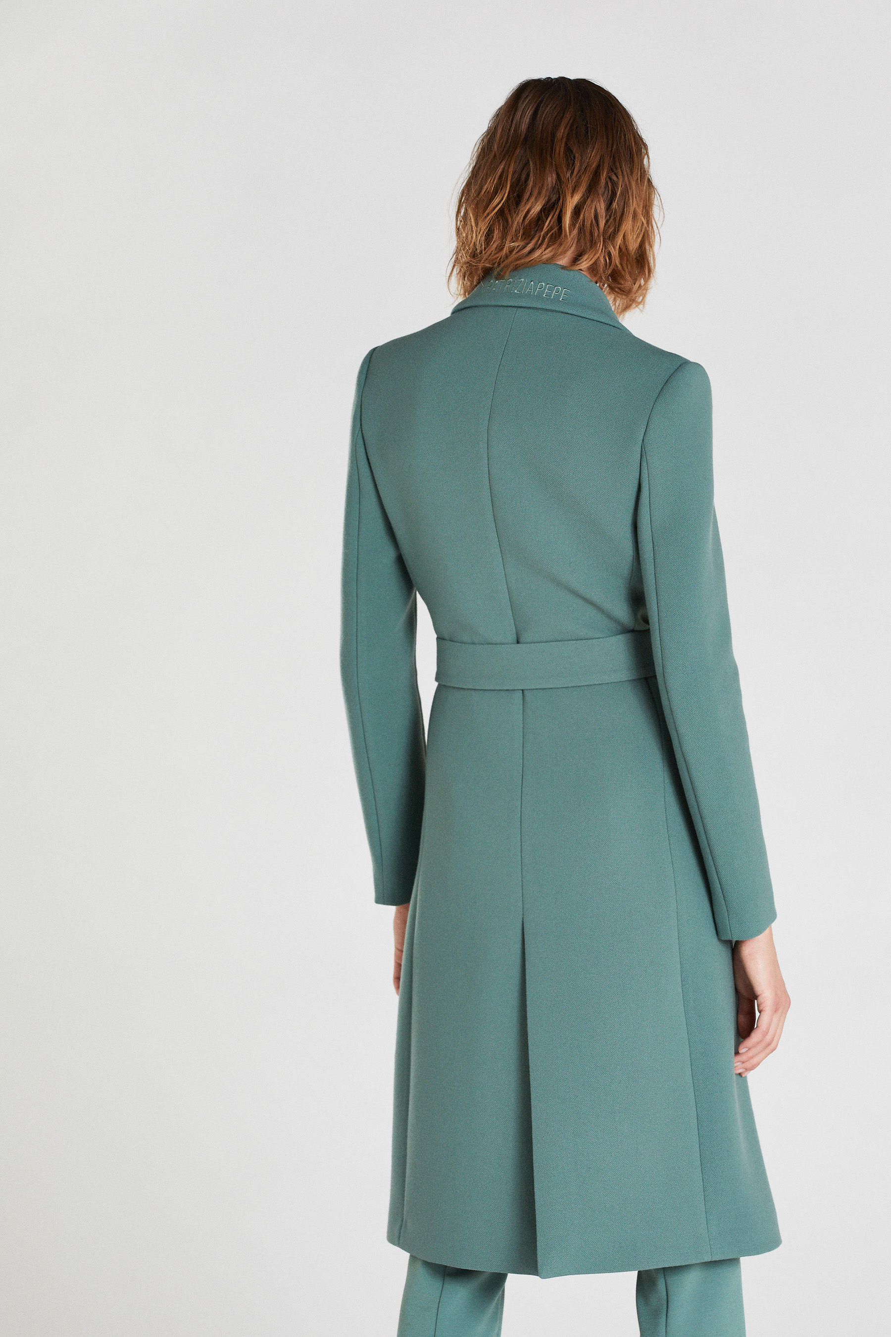 principles green coat