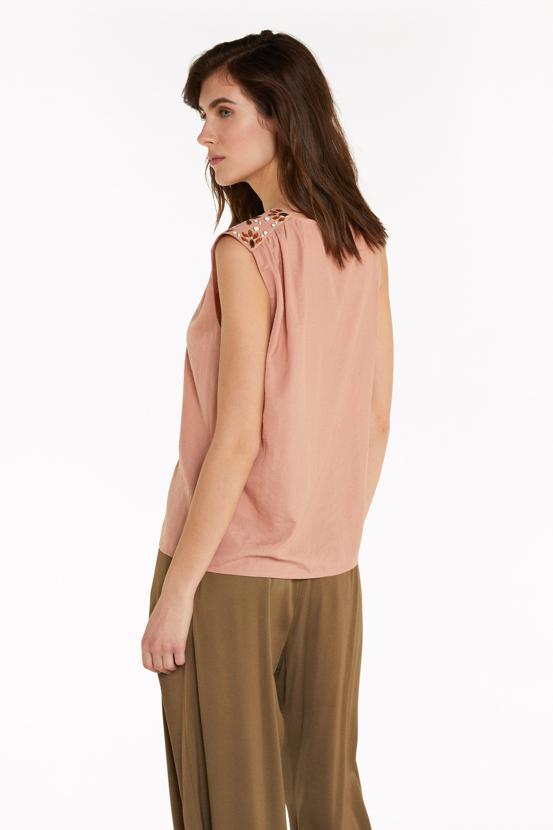 Drape blouse