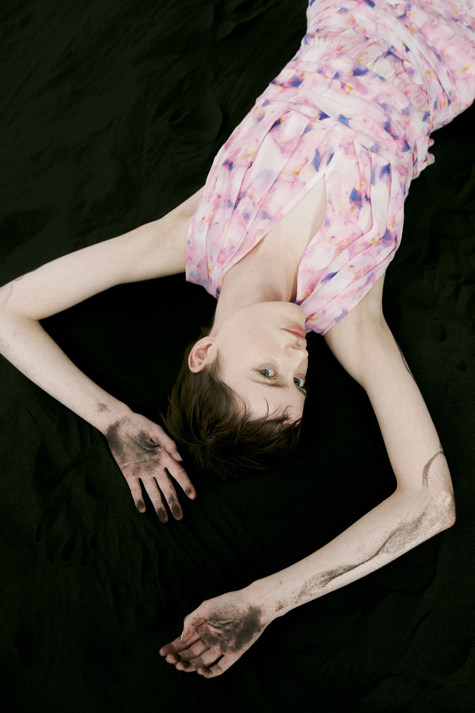 Top senza maniche con stampa