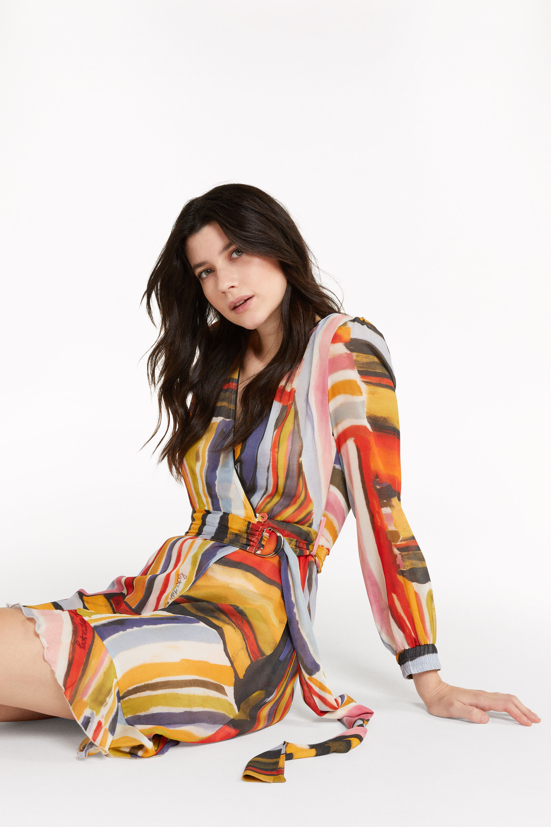 Artistic print dress