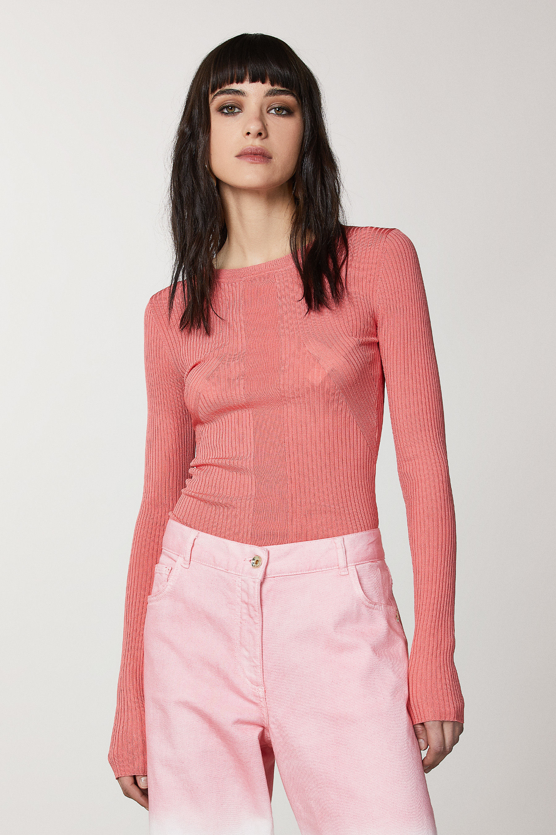 Maglia Manica Corta Costine Maglia Manica Corta Intimissimi In Modal Chic Comfort - Morbida, A