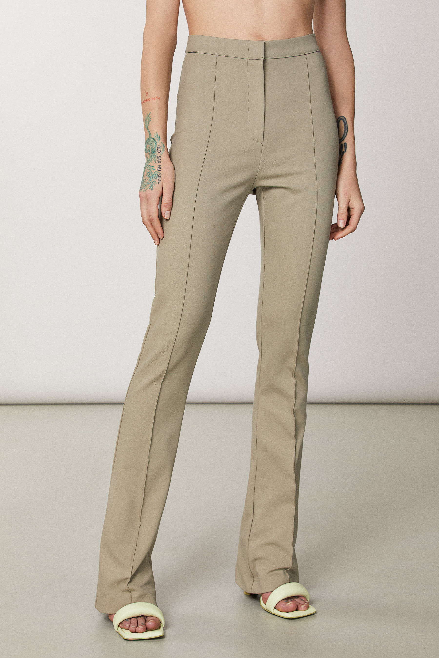 Slim Flare pants Beige | Patrizia Pepe