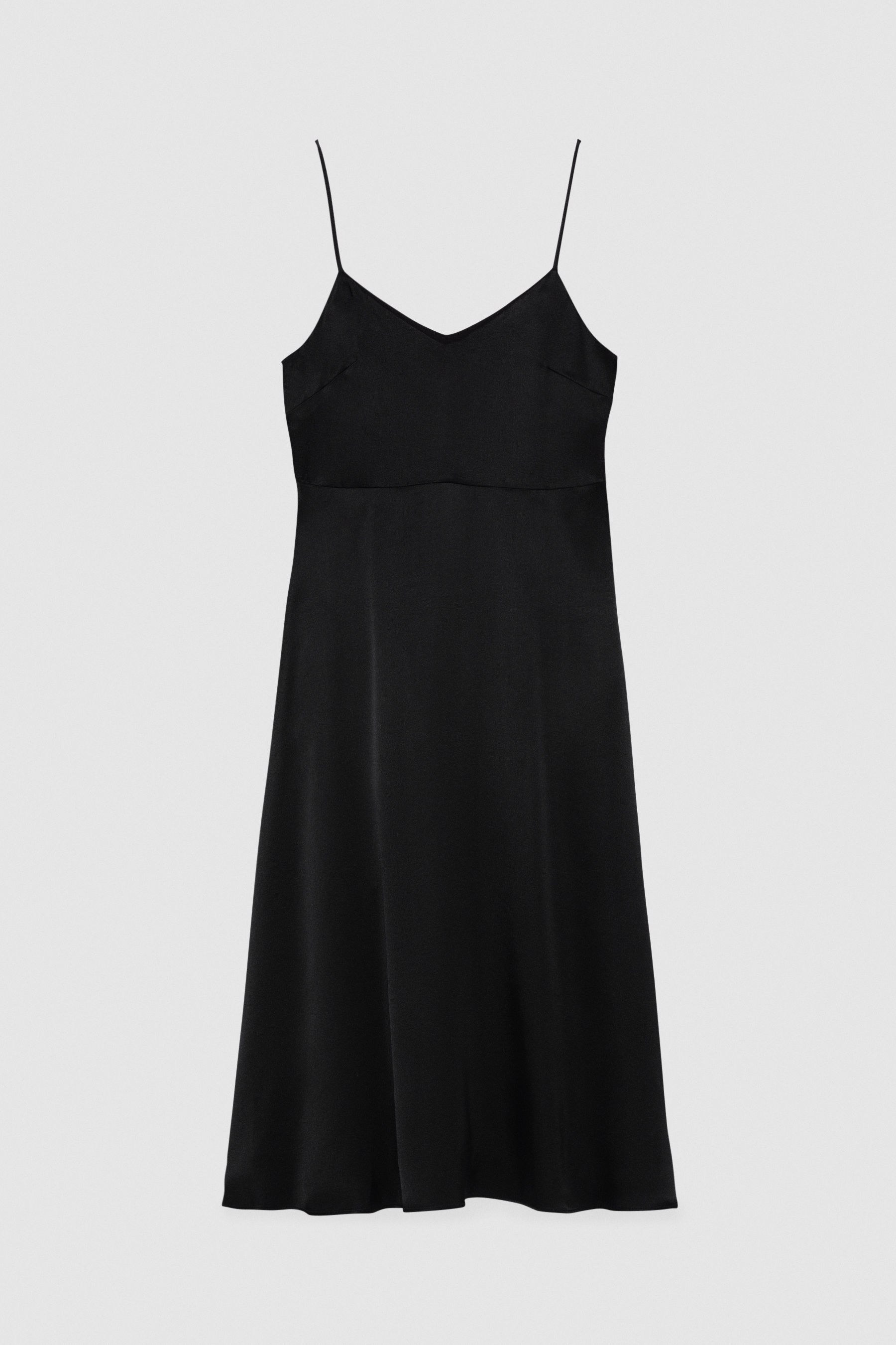 Abito midi satin fluido