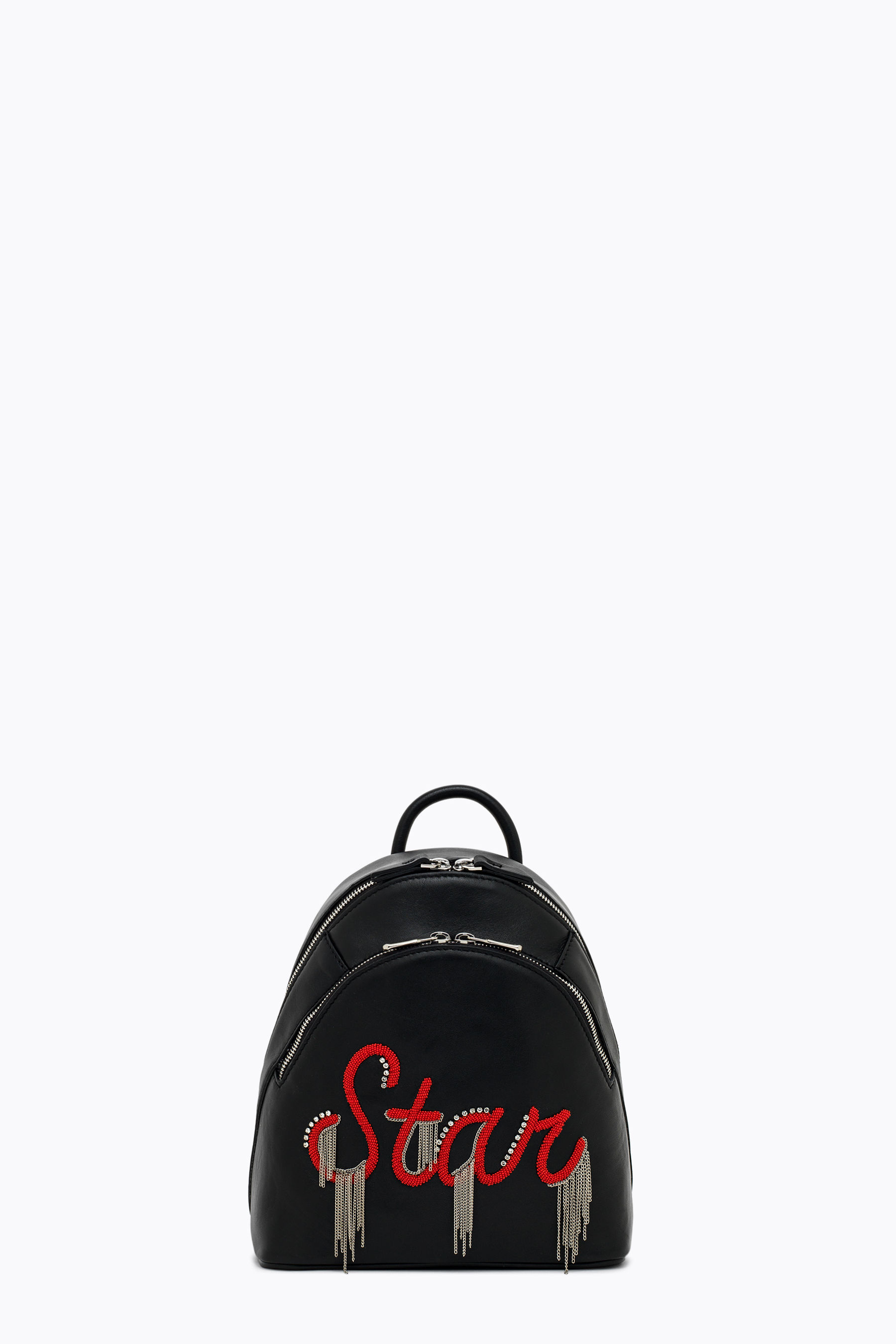 medium leather backpack