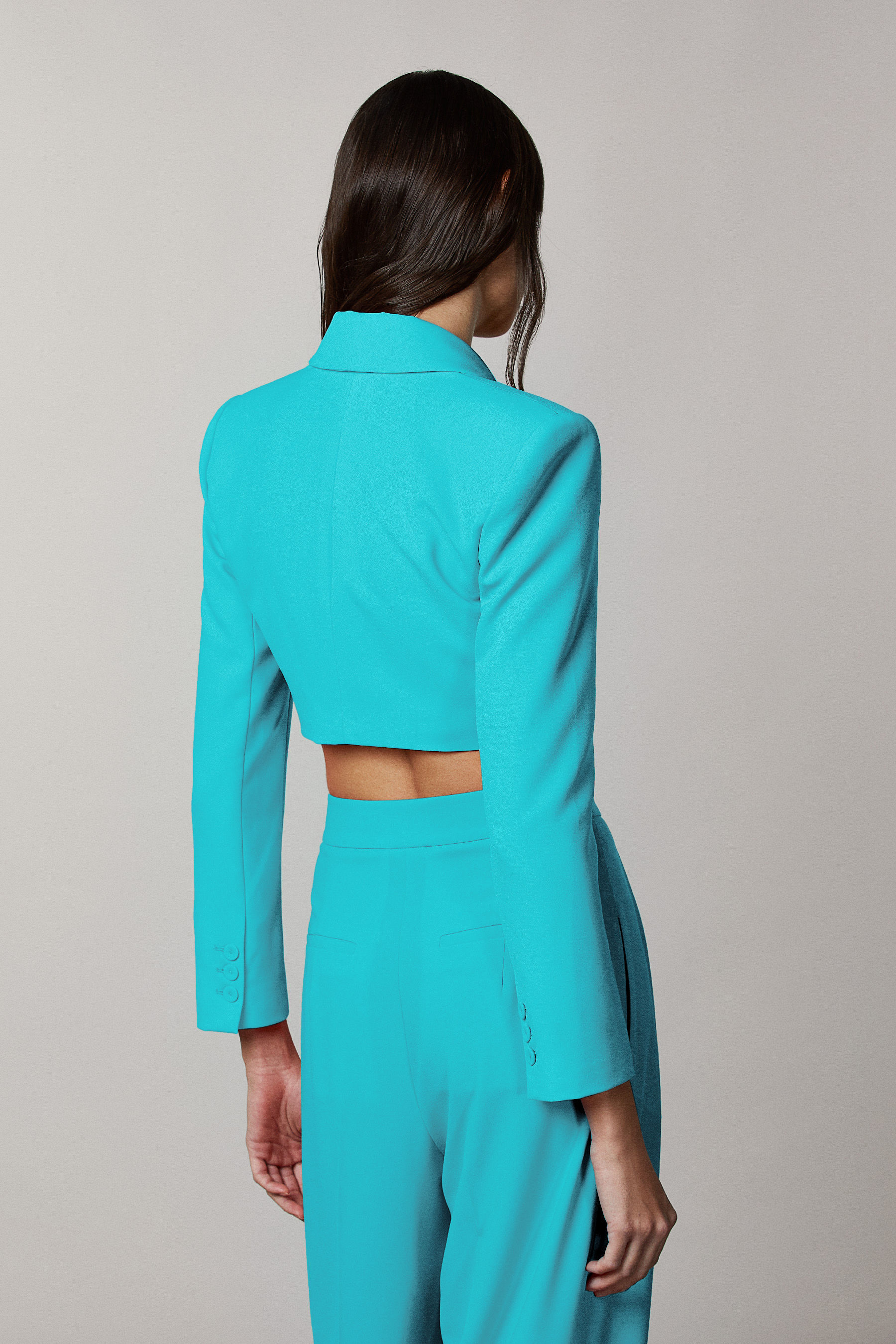 Cropped boyfriend jacket | Patrizia Pepe