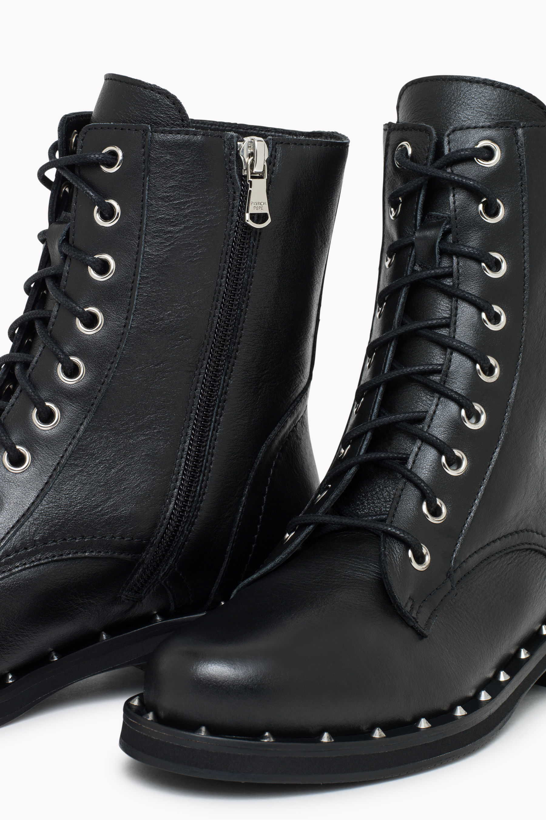 Lace-up biker boots | Patrizia Pepe