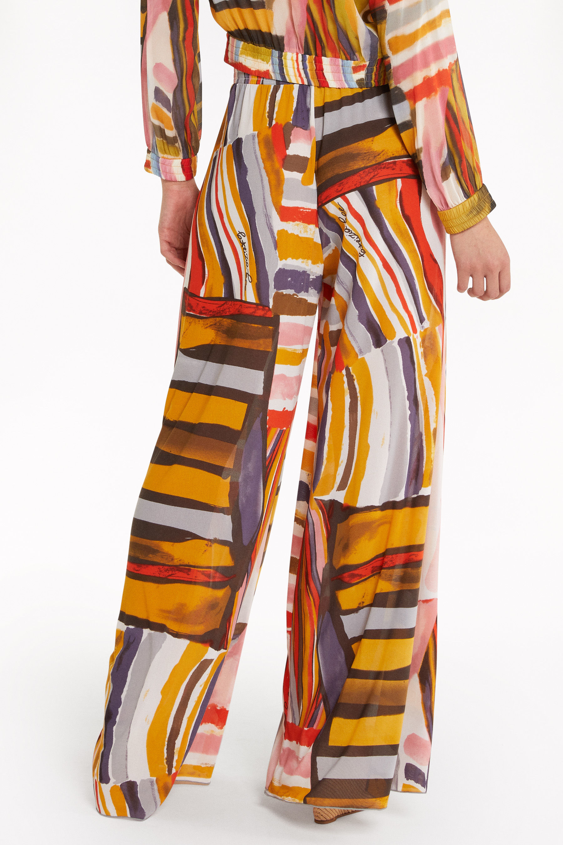 Artistic print pants