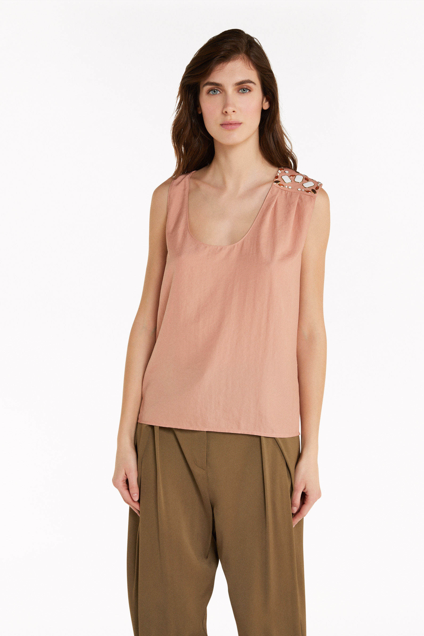 Drape blouse