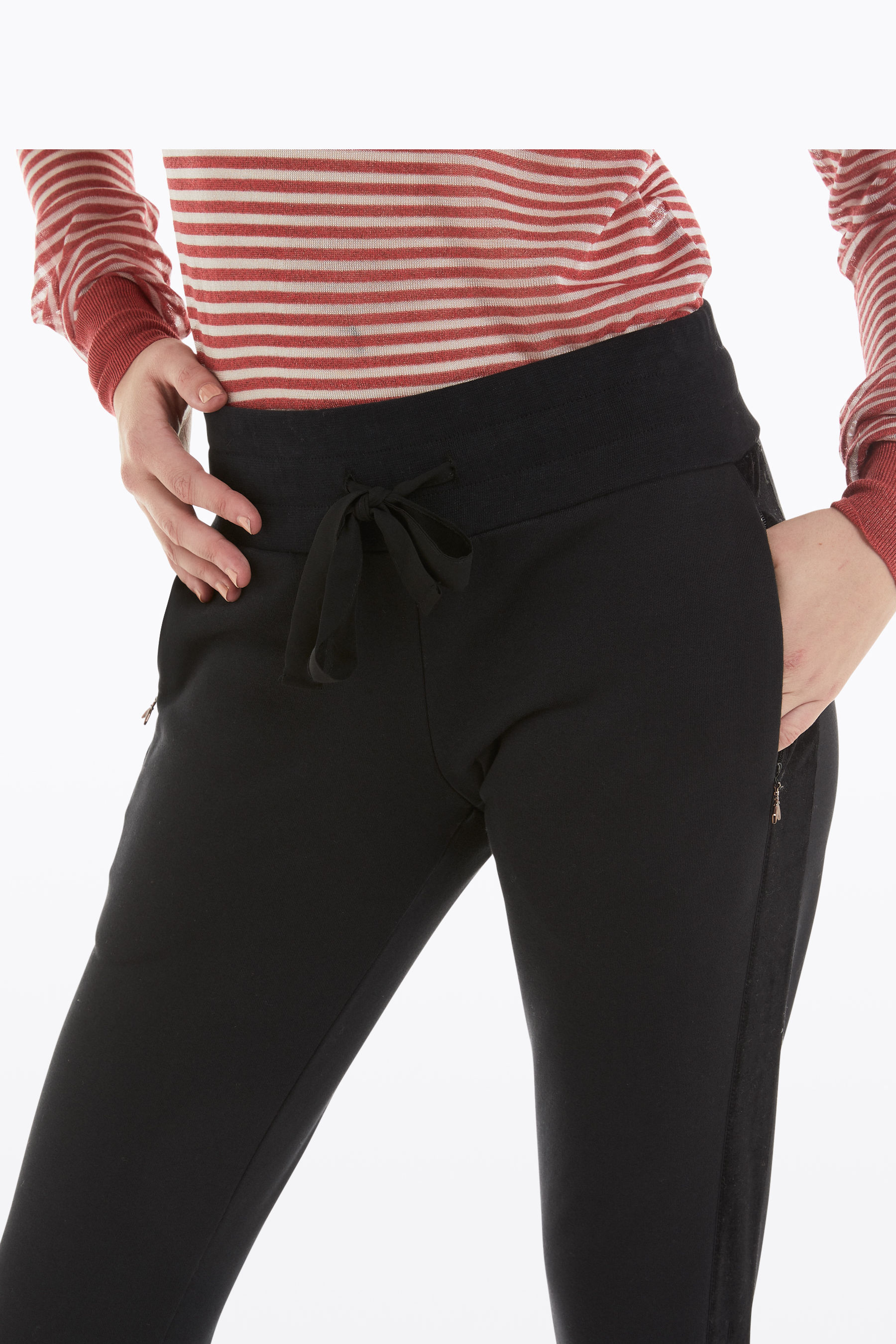 Patrizia Pepe Girls Baggy Fleece Trouser - Orange Mayonnaise